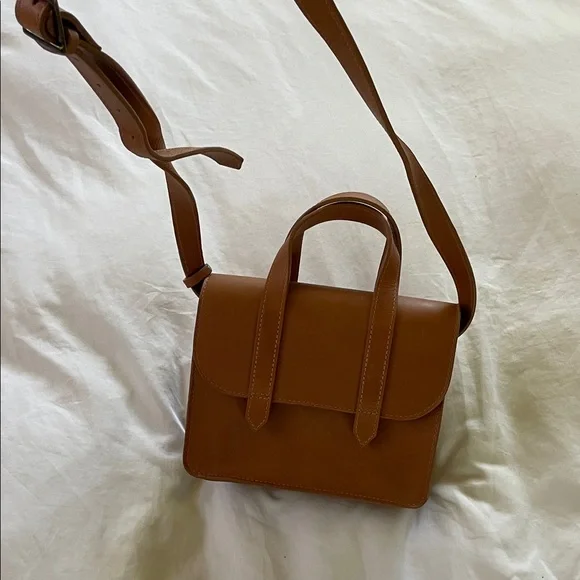 Able Tan Leather Crossbody Bag - Picture 5 of 6